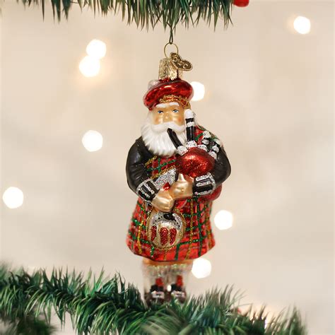 Highland Santa Ornament Old World Christmas Old World Christmas