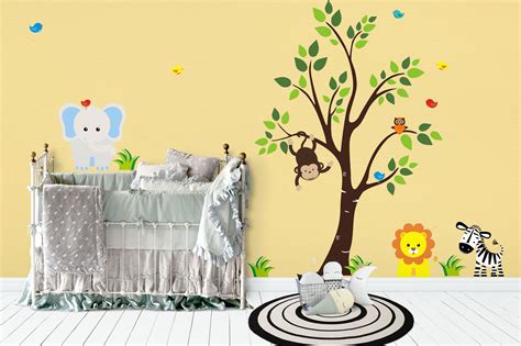 Baby Wall Stickers Nursery Wall Decals Nursery Stickers Fabric