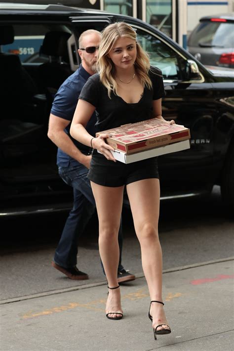 Grace Moretz Shows Off Her Legs In Very Short Shorts Bowery Hotel In New York City 5232016