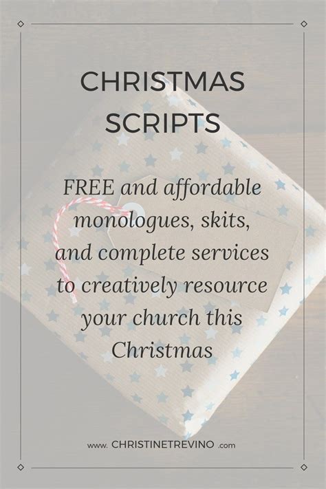 Christmas Scripts Artofit