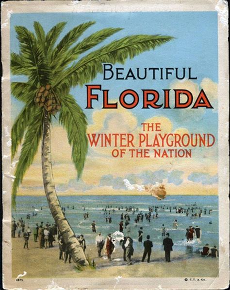 Old Florida Poster Florida Travel Poster Vintage Pinterest