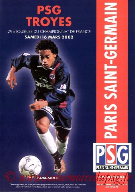 Psg, man united, leipzig having best transfer windows so far. 0102_PSG_Troyes_programmeLMDP - Histoire du #PSG