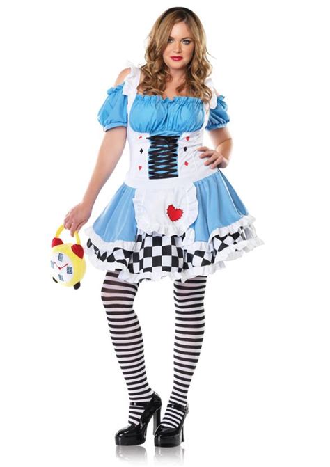 Plus Size Sexy Alice In Wonderland Dress Outfit Womens Adult Halloween Costume Ebay