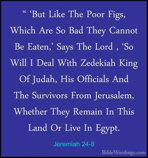 Jeremiah 24 Holy Bible English