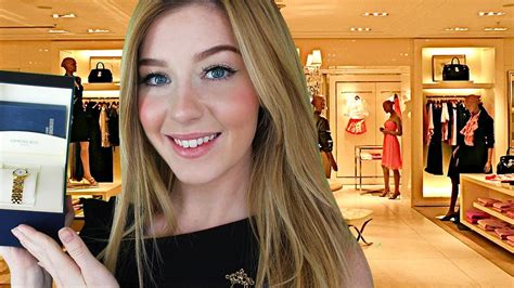 asmr personal shopper luxury t buying roleplay youtube