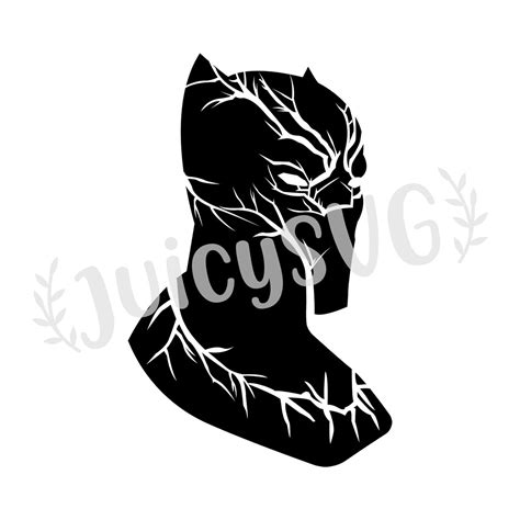 Silhouette Black Panther Svg Cricut Cut File Fichier Etsy