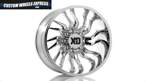 Xd Series Xd858 Tension Chrome Custom Truck Wheel Spin Youtube