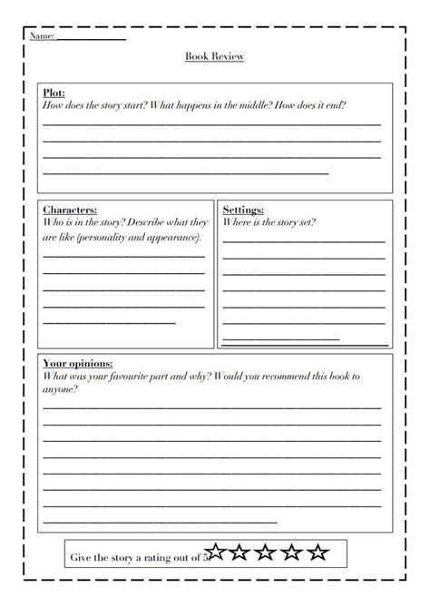 Book Review Template Differentiated.pdf - Google Drive | Book review