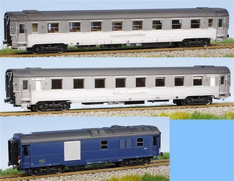 Ls Models Set Of 3 Passenger Cars Mistral 56 Of Paris Nice Train