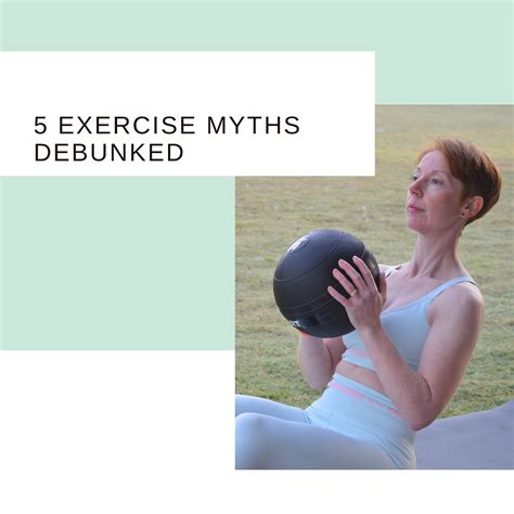 5 Exercise Myths Debunked