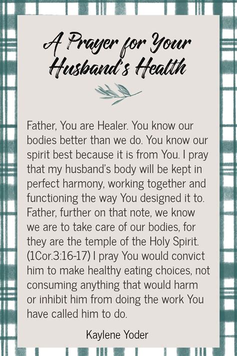 A Scripture Prayer For Your Husbands Emotions Kaylene Yoder Prayer