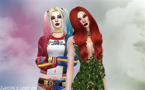Harley Quinn And Poison Ivy In The Sims 4