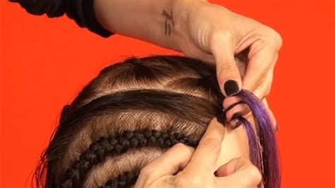 Step 3 Of 3 How To Add Braiding Hair To Cornrows