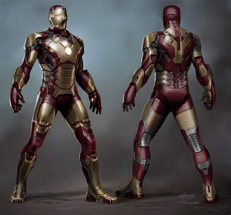 Incredible Iron Man 3 Concept Art By Phil Saunders Film