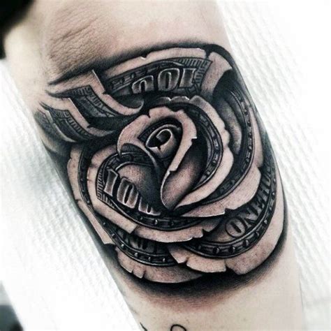 50 money tattoos for men wealth of masculine design ideas it is thought to be loosely based on the decavalcante crime family a rea. 38+ Awesome Money Rose Tattoos Ideas