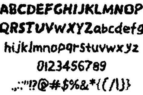 Spooky Squiggles Font Handwriting Fontplanet