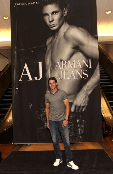 Rafael Nadal In Rafael Nadal Unveils His New Armani Jeans Campaign Zimbio