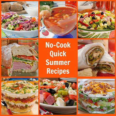 When you want to fry, steam, boil, sear and. No-Cook Quick Summer Recipes | MrFood.com