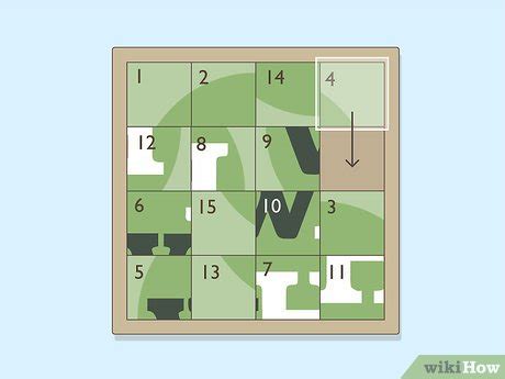 Sliding a tile sideways does not change the number of inversions; How to Solve Slide Puzzles (with Pictures) - wikiHow