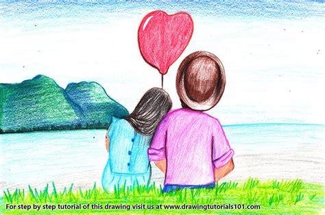 Browse our gallery of romantic valentine's day photos. Learn How to Draw Couple in Love (Valentine's Day) Step by ...