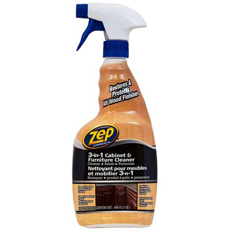Kitchen cabinets are known for becoming layered with grease, grime, and food splatters, but fortunately, laminate cabinets are easy to clean. Zep Commercial Zep 3 in 1 Cabinet Cleaner and Furniture ...