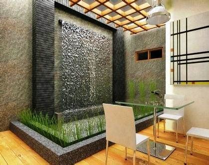 Penggunaan batu alam dalam desain rumah minimalis tampak depan akan menciptakan kesan eksotis dan alami. 14 Model Desain Air Mancur Dingding Batu Alam | RUMAH IMPIAN
