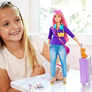 Barbie Daisy Doll And Travel Set With Kitten Luggage Guitar