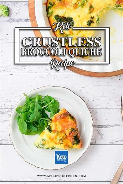 The Best Crustless Broccoli Quiche Recipe Recipe Quiche Recipes