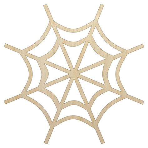 Spider Web Wood Shape Unfinished Piece Cutout Craft Diy Projects 470
