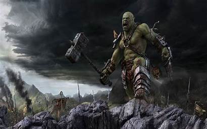 Warhammer Cgi Orcs Wallpapers Orc Warrior Fantasy