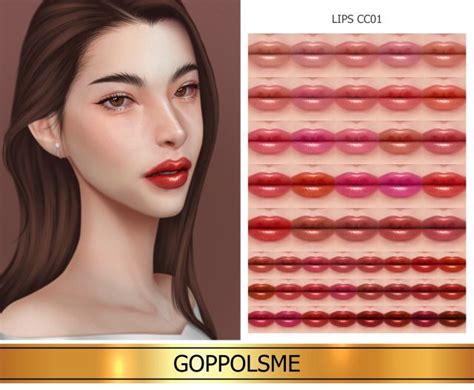 Goppols Me Gpme Gold Lips Cc01 Download At Goppolsme Patreon
