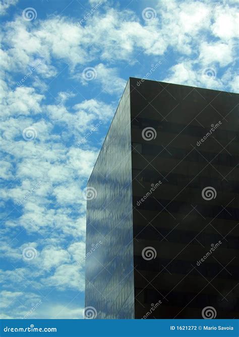 Black Glass Skyscraper Stock Photo Image Of City Futuristic 1621272