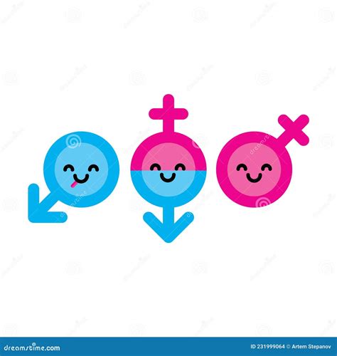Icône De Genre Sex Vectoriel Symbole Femelle Et Mâle Signe Illustration