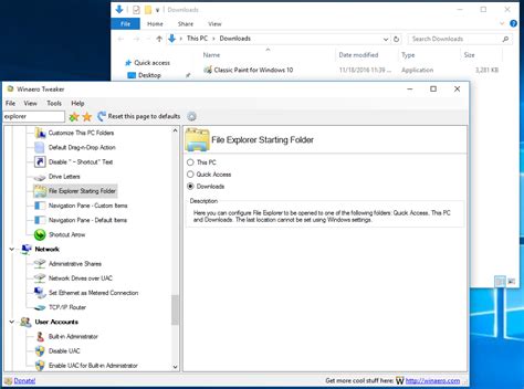 Open File Explorer To Downloads Folder In Windows 10 Winaero Gambaran