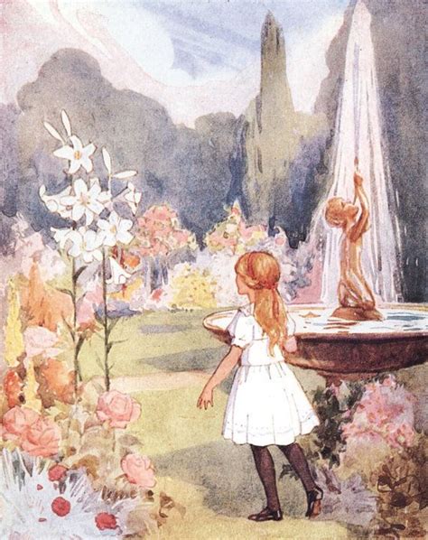 Alice In Wonderland Print Magic Garden By Paragonvintageprints Arte Y