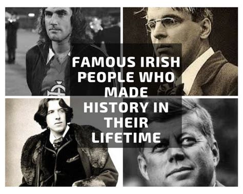 Famous Irish People Who Made History In Their Lifetime Connolly Cove