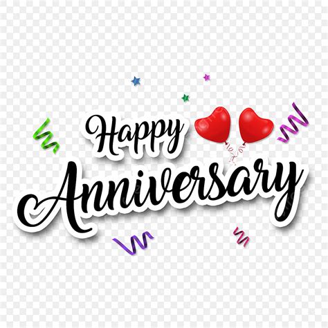 Anniversary Stickers Png Image Happy Anniversary Transparent