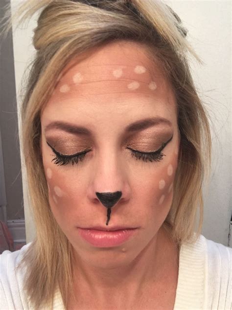 Halloween Deer Costume Makeup Deer Costume Makeup Halloween Face