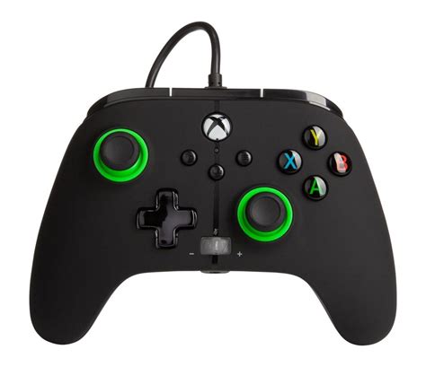 Playeronebe Power A Wired Controller Enhanced Blackgreen Xbox