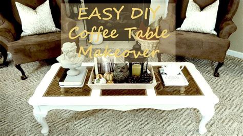 Coffee tables are one of the best living furniture keeping your favorite drink nearby with a storage shelf beneath to share with friends and family. EASY DIY Coffee Table Makeover - YouTube
