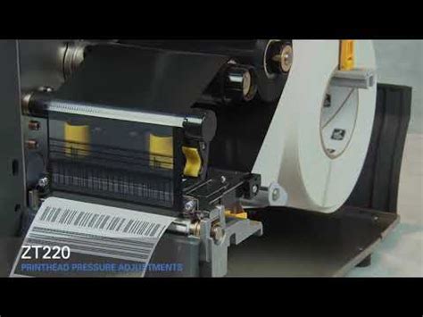 Maybe you would like to learn more about one of these? Zebra ZT220 Printhead Pressure Adjustment - YouTube