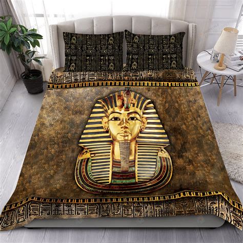 Ancient Egyptian Letters Pharaoh Symbol Bed Sheets Duvet Cover Bedding Sets Please Note This