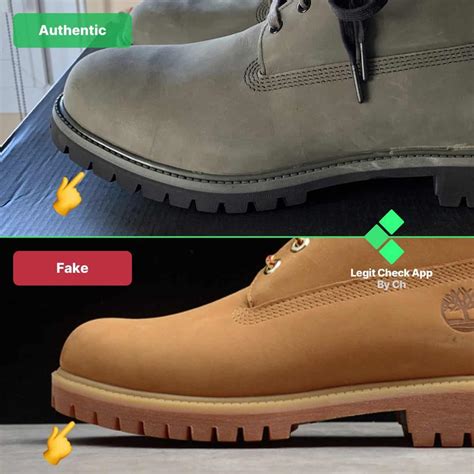 How To Spot Fake Timberland Boots Real Vs Fake Guide Legit Check By Ch