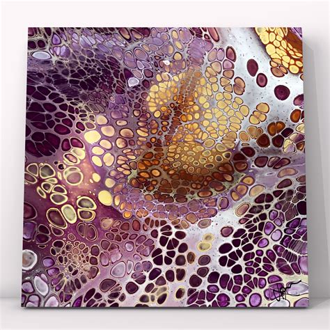 If you can track it down, this film is definitely worth watching. 12x12 on canvas. Fluid acrylic painting by Waterfall ...