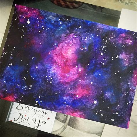 How to draw a galaxy really easy drawing tutorial. Galaxy paintings