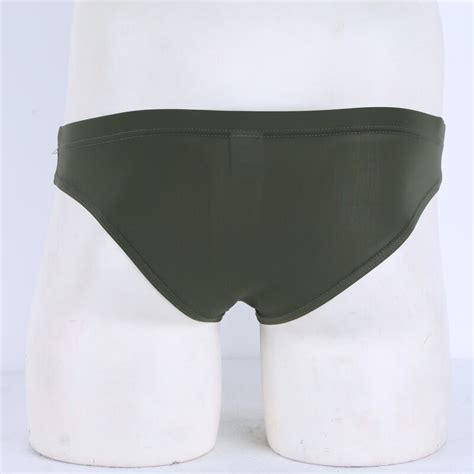 Mens Open Front Underwear Spandex Penis Hole Bikini Briefs Thong Underpants Ebay