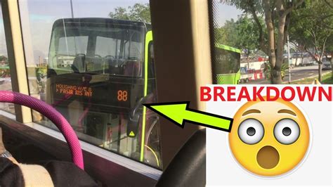 Exclusive Bus Breakdown At Junction Blocks Traffic And Causes Delay