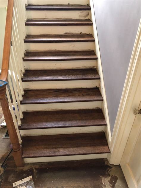Staining Stairs To Match Floors Staining Stairs Stairs Home Decor