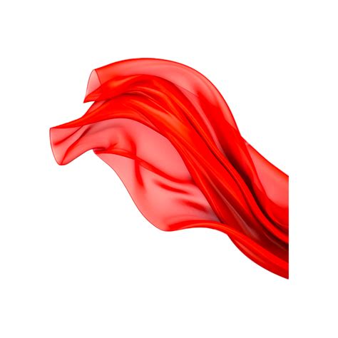 Beautiful Red Silk Png Image Generative Ai 26751459 Png