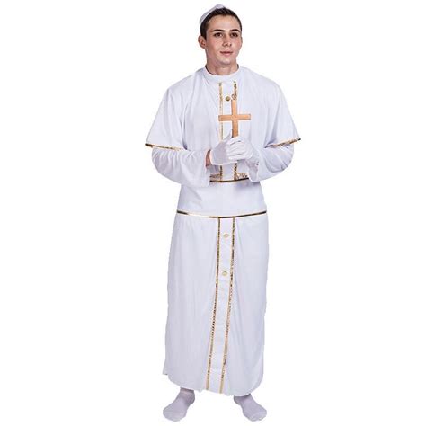 New Arrival Pope Costume Cosplay For Men Halloween Costume For Adult